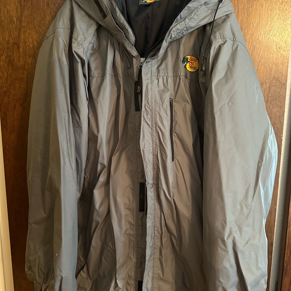 Bass Pro Shops Gray Raincoat